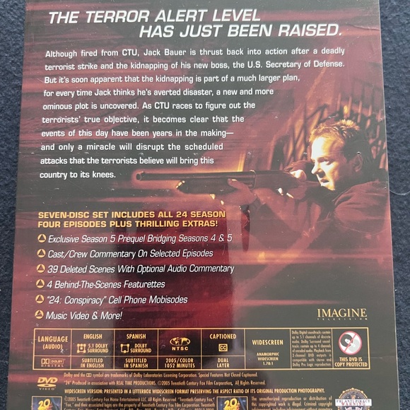 24 season 2 and 4 - 2 7 disc boxes Kiefer Sutherland #C-14 - Picture 4 of 6